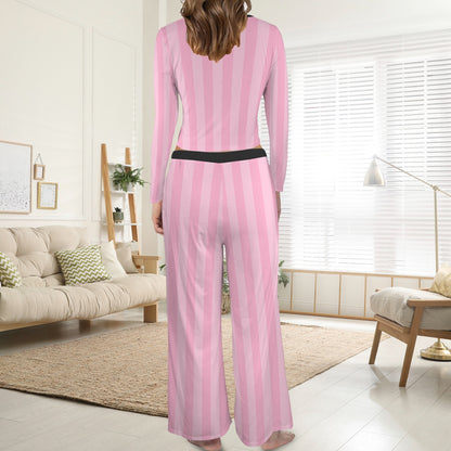 Ouran High School Host Club - The Handsomest Boys Women's Round Neck Pocket Long Pajama Sets