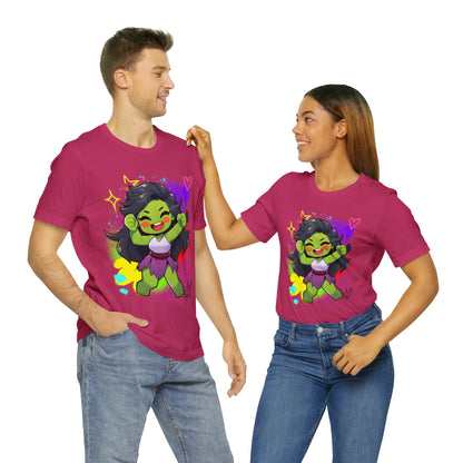 She Hulk Jersey Short Sleeve Tee