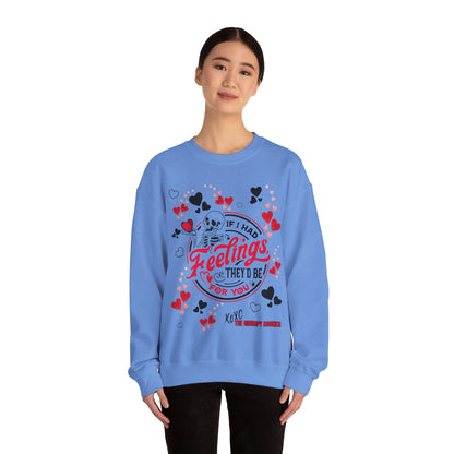 The Grumpy Cookies - If I Had Feelings Unisex Heavy Blend™ Crewneck Sweatshirt