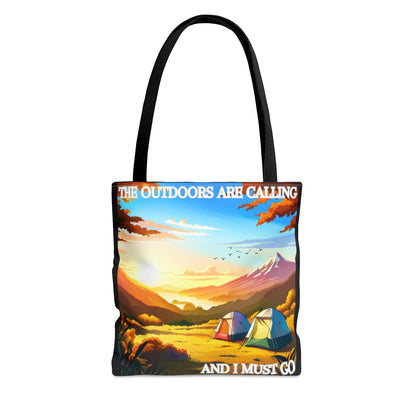 The Outdoors Are Calling Tote Bag