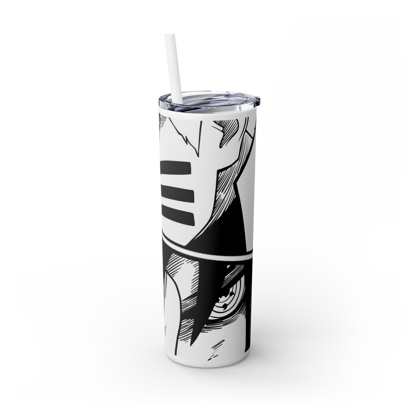 Naruto and Sasuke Skinny Tumbler with Straw, 20oz