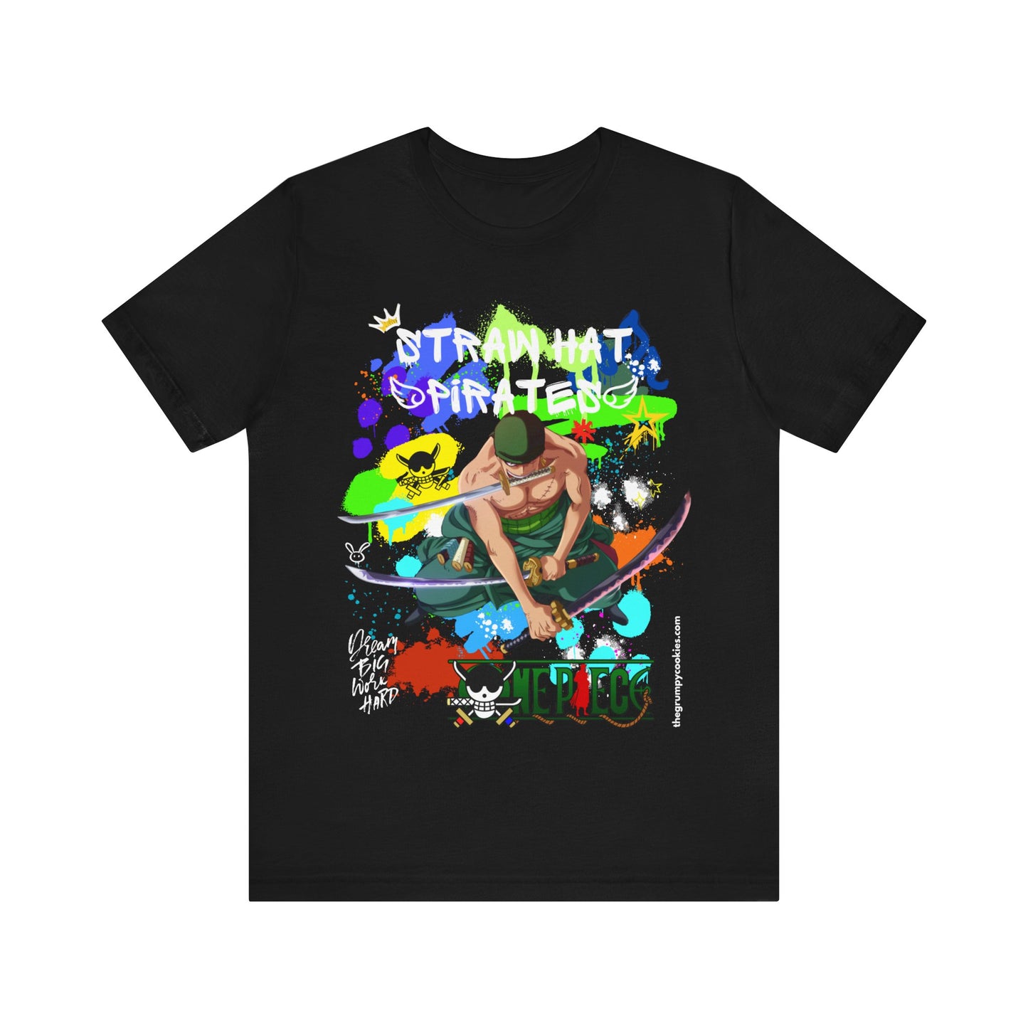 Graffiti Zoro Unisex Jersey Short Sleeve Tee