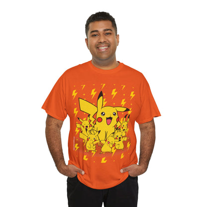 Pika Pika Pika Unisex Heavy Cotton Tee