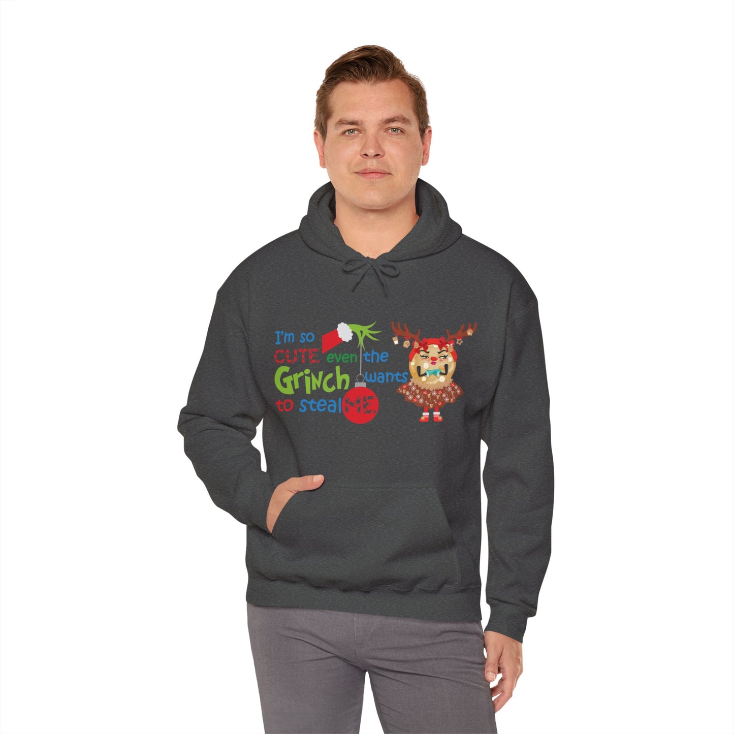 Even the Grinch Loves TGC Unisex Heavy Blend™ Hooded Sweatshirt