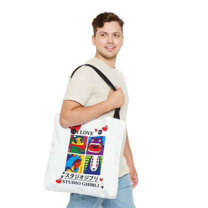 I Love Studio Ghibli Tote Bag