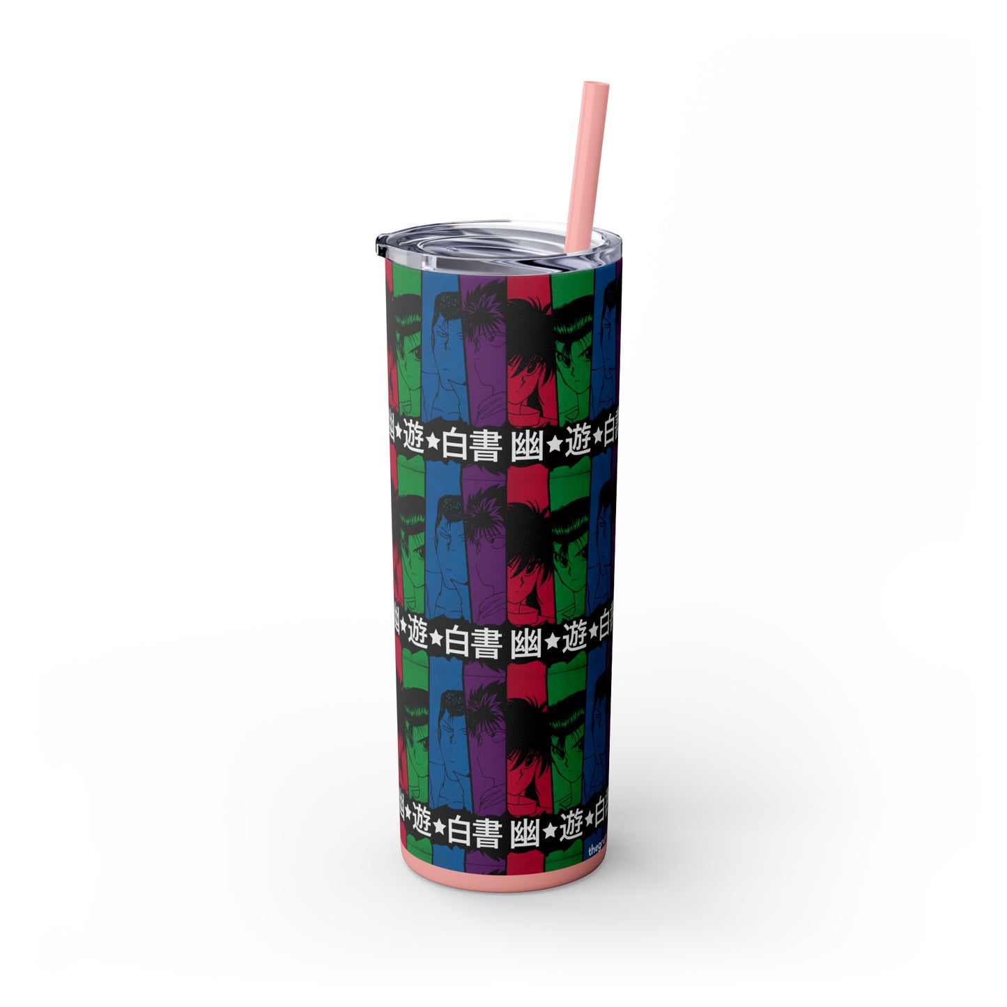 Yu Yu Hakusho Skinny Tumbler with Straw, 20oz