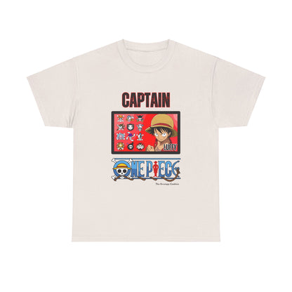 Captain Luffy Unisex Heavy Cotton Tee