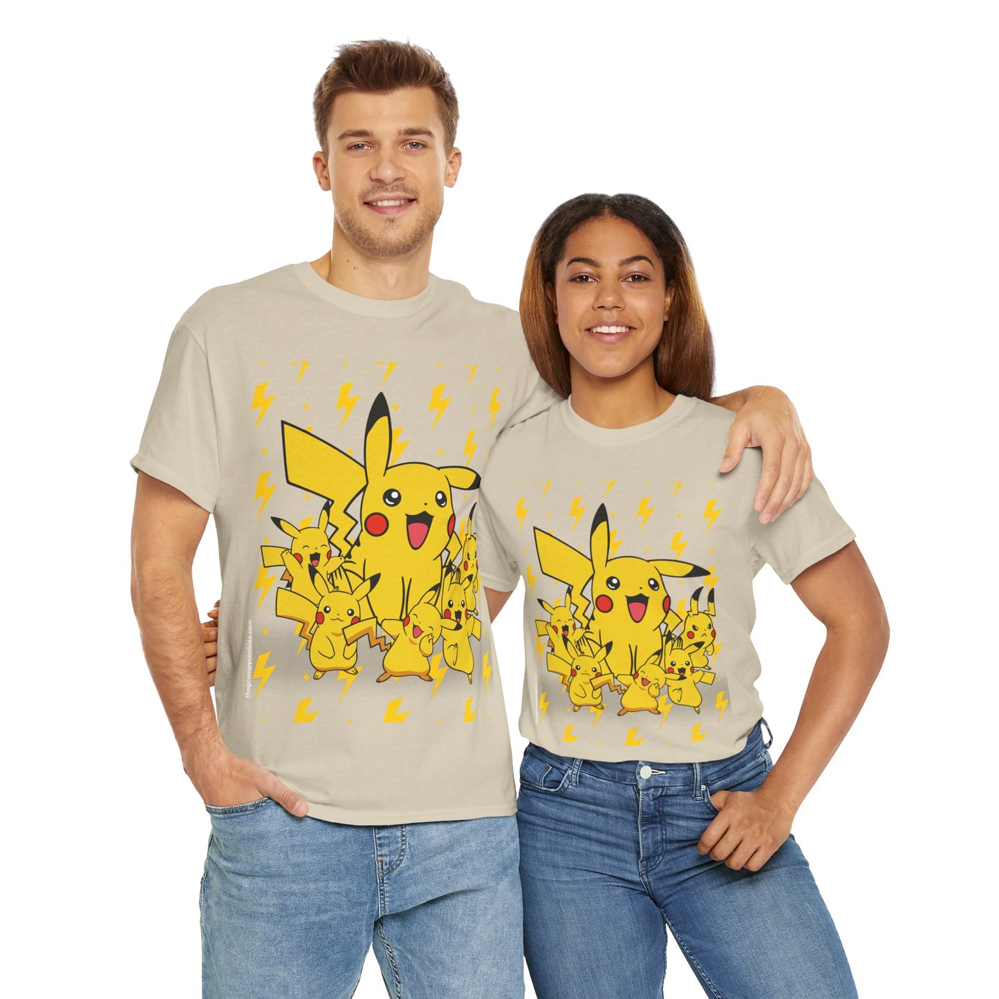 Pika Pika Pika Unisex Heavy Cotton Tee