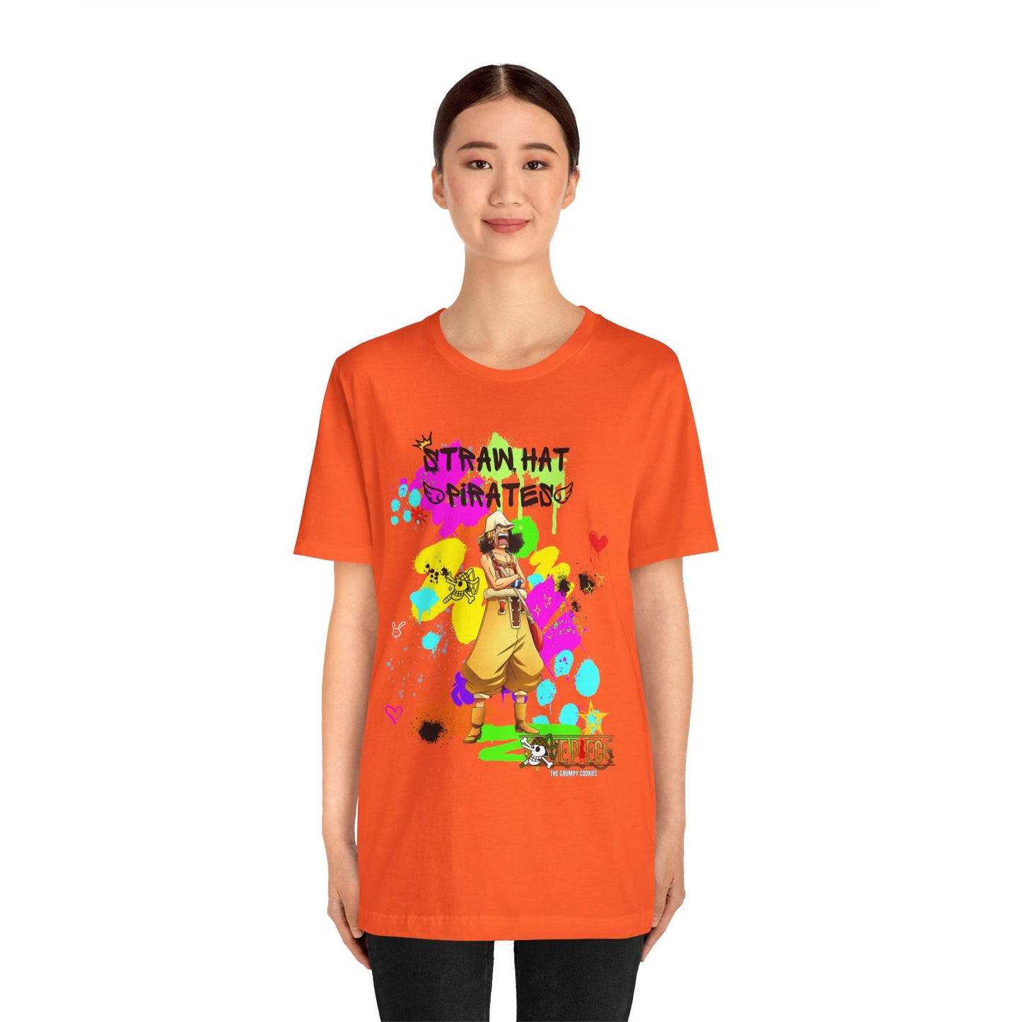 One Piece - Graffiti Usopp  Unisex Jersey Short Sleeve Tee