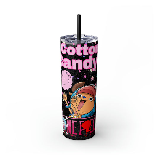 Chopper Skinny Tumbler with Straw, 20oz