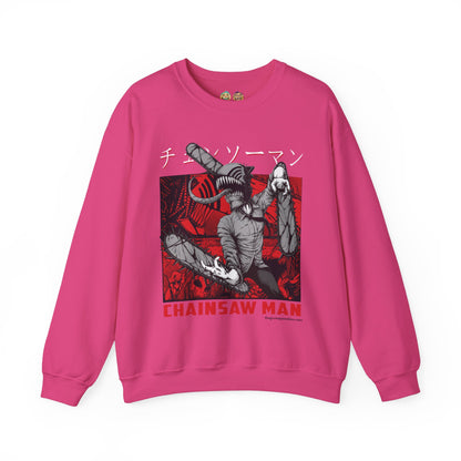 Denji Chainsaw Man  Unisex Heavy Blend™ Crewneck Sweatshirt