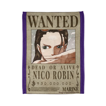 Robin Wanted Poster Polyester Blanket