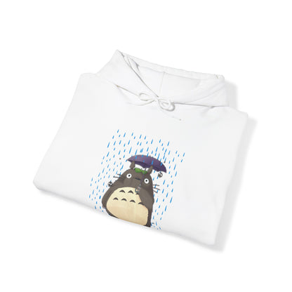 Totoro in the Rain Unisex Heavy Blend™ Hooded Sweatshirt