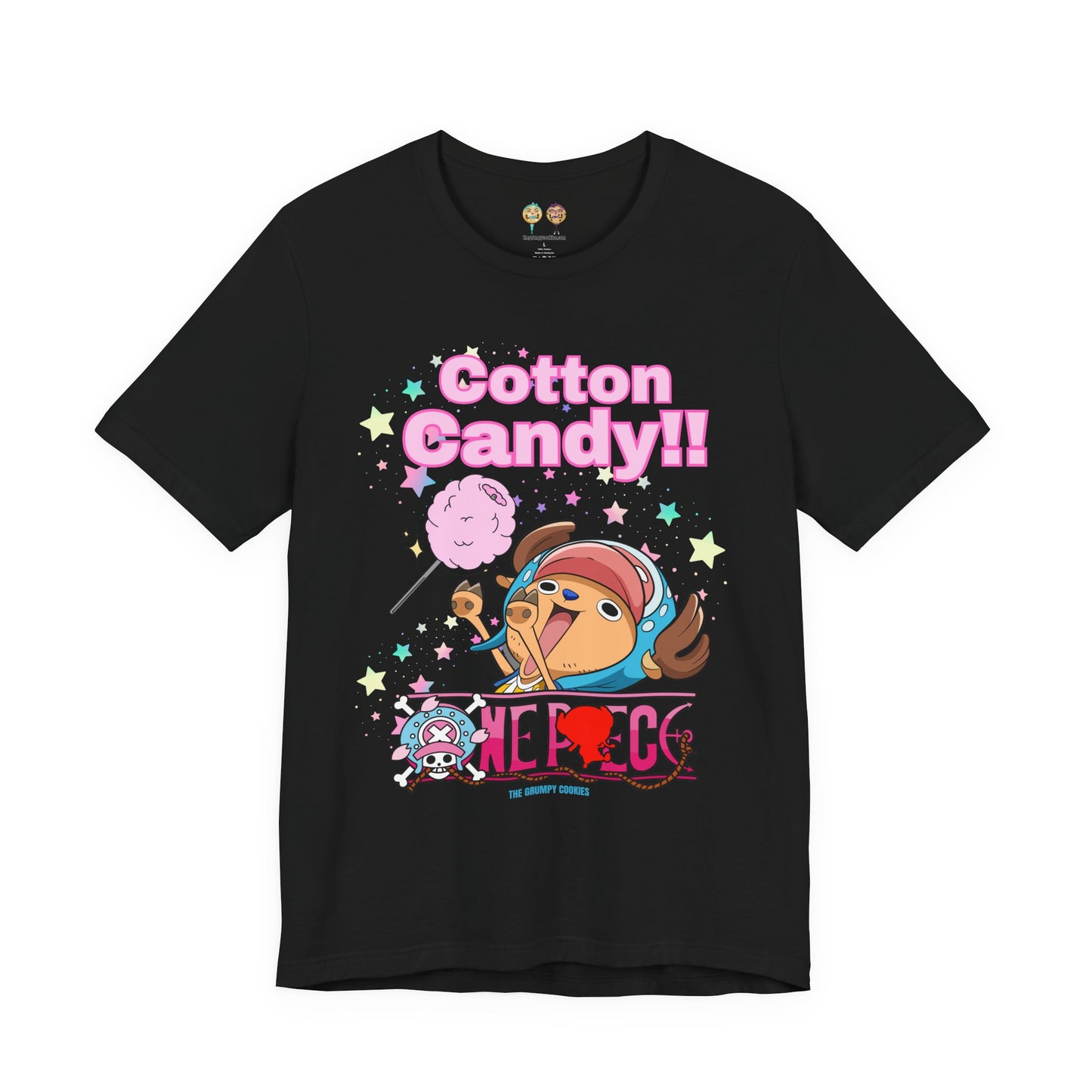 One Piece - Chopper Loves Cotton Candy Unisex Jersey Short Sleeve Tee