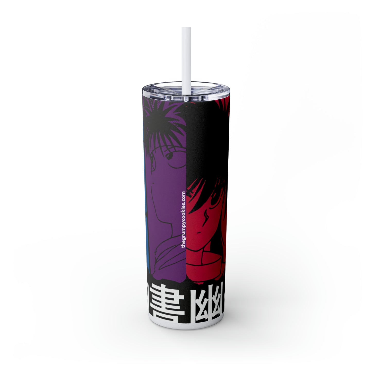 Yu Yu Hakusho Skinny Tumbler with Straw, 20oz