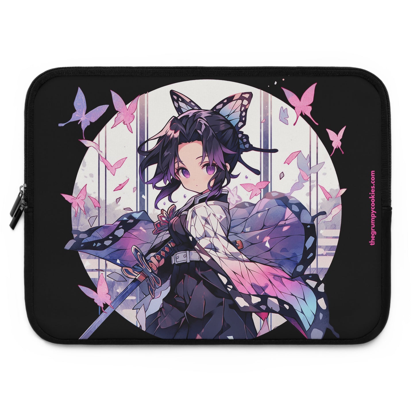 Stained Glass Shinobu Kocho Series Laptop Sleeve