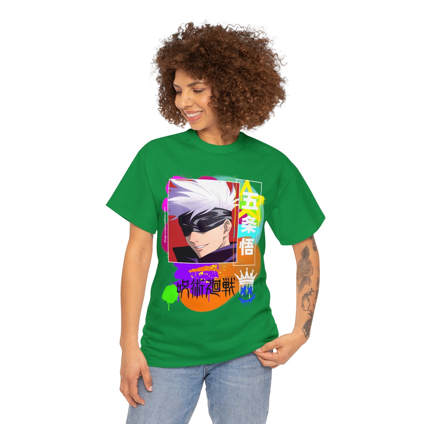 Gojo's Side Smile Unisex Heavy Cotton Tee