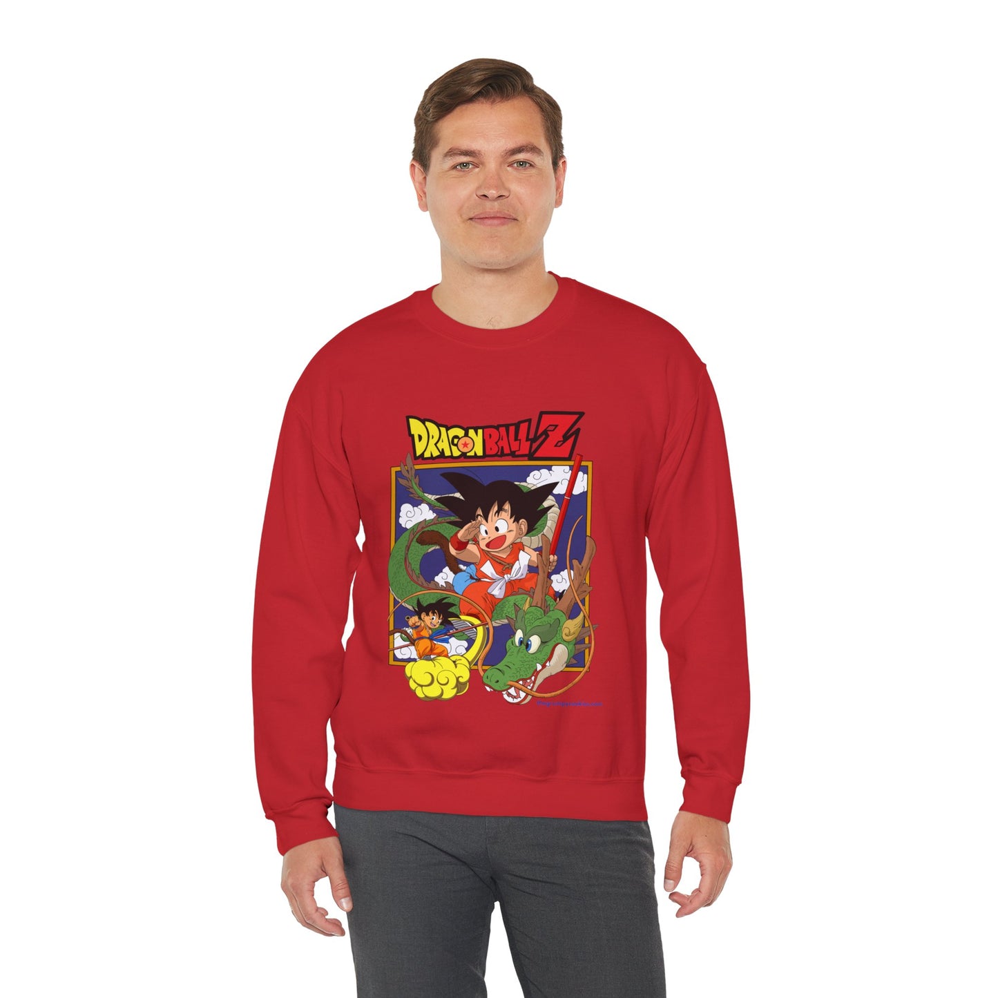 Old School DBZ Unisex Heavy Blend™ Crewneck Sweatshirt