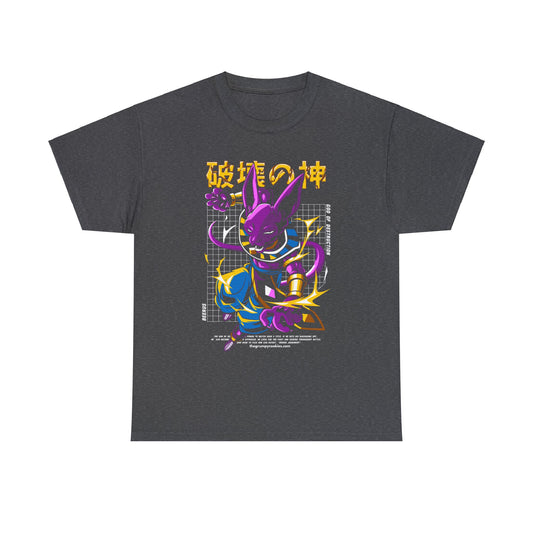 Beerus God of Destruction Unisex Heavy Cotton Tee