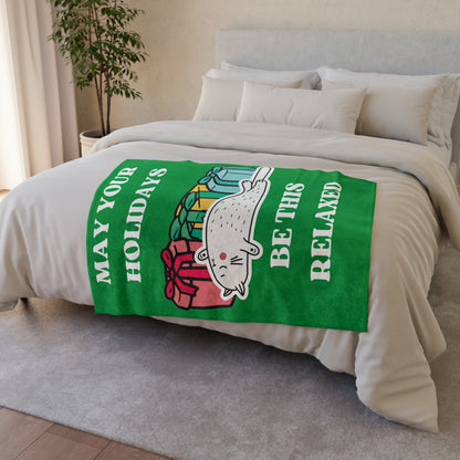 Relaxed Holidays Polyester Blanket