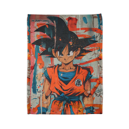 Dragon Ball- Orange Goku Polyester Blanket