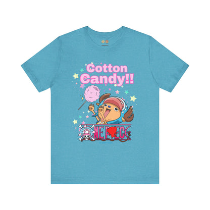 One Piece - Chopper Loves Cotton Candy Unisex Jersey Short Sleeve Tee