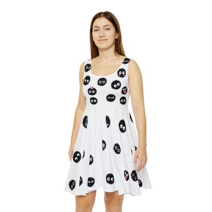 Soot Sprites White Women's Skater Dress