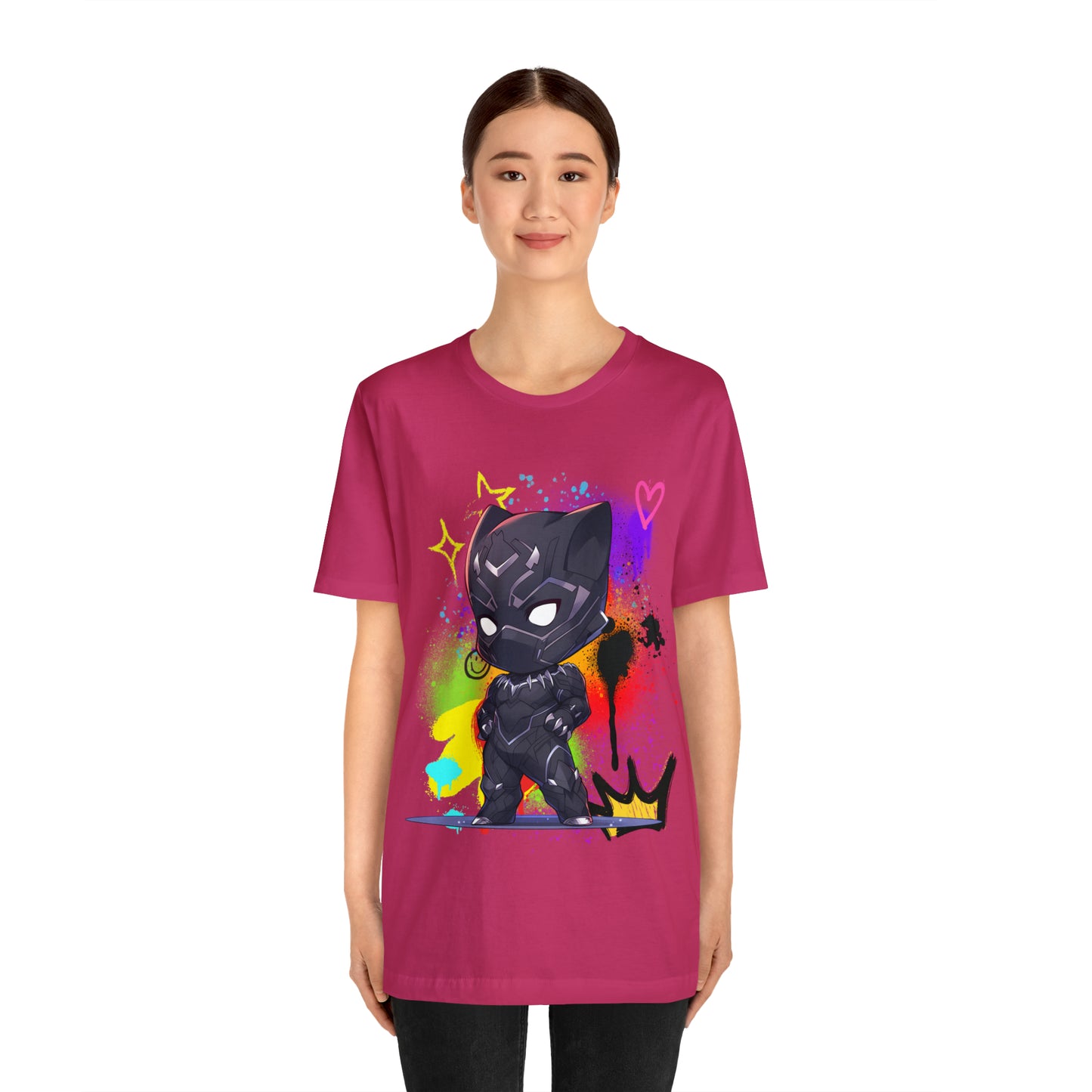 Black Panther Jersey Short Sleeve Tee