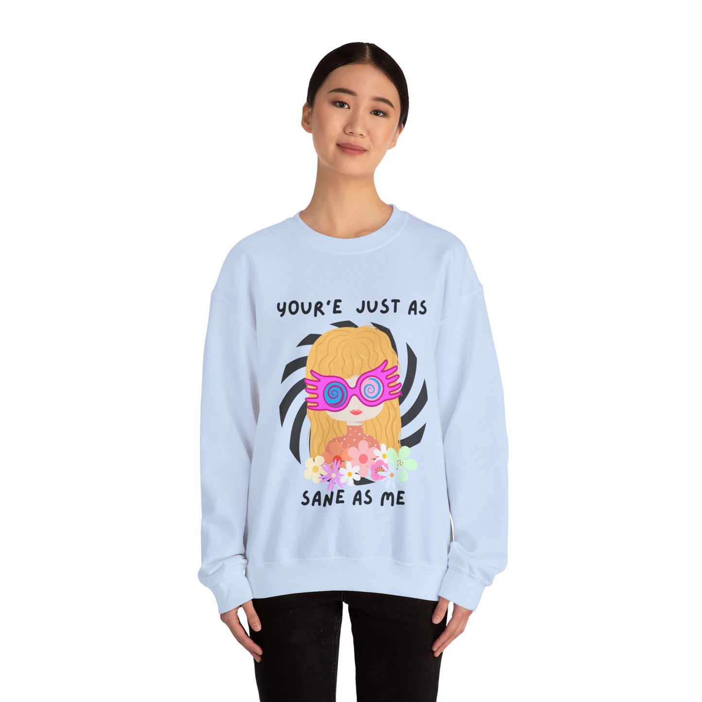 Just as Sane Unisex Heavy Blend™ Crewneck Sweatshirt