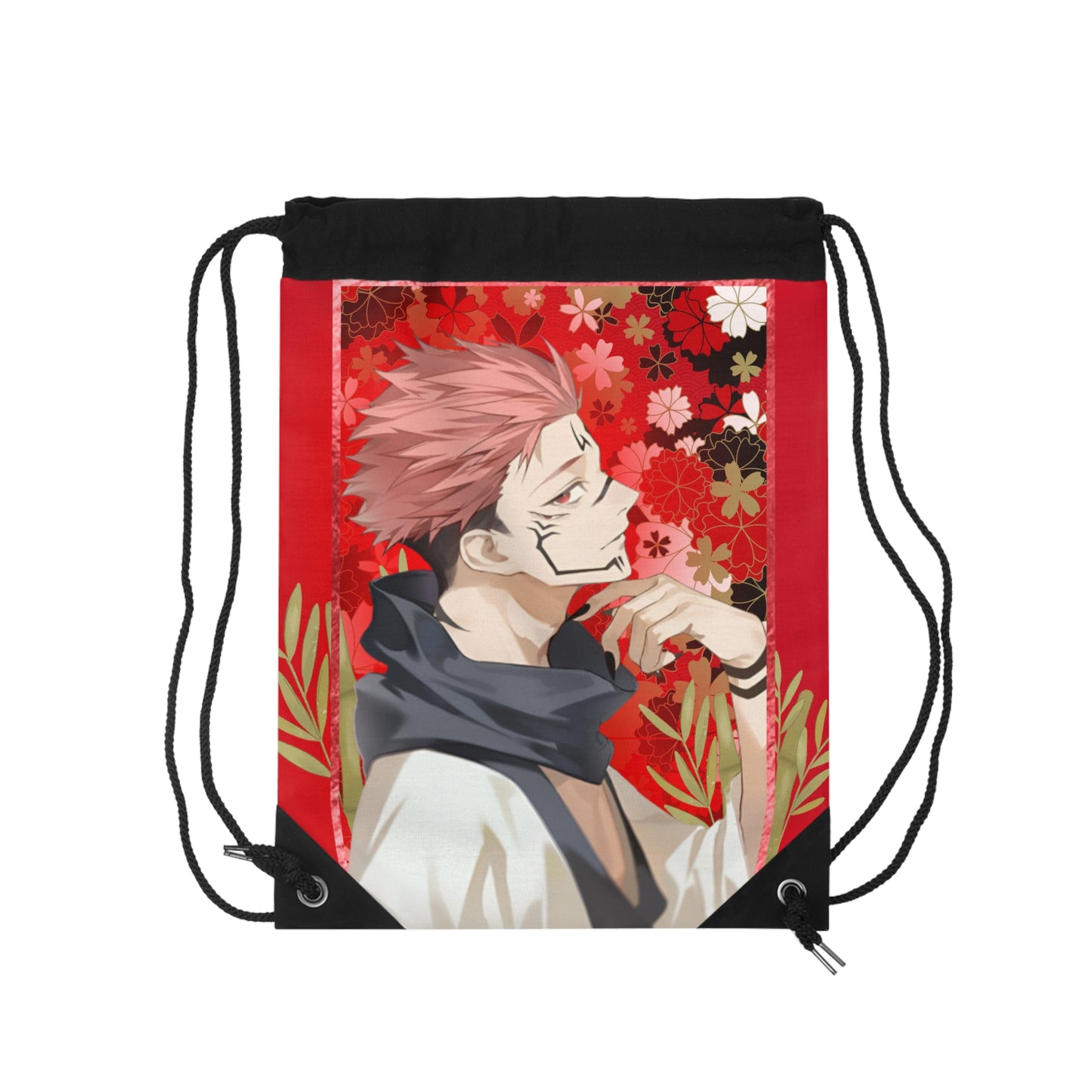 Smell the Flowers Drawstring Bag