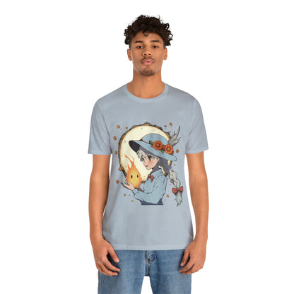 Howl's Moving Castle Jersey Short Sleeve Tee