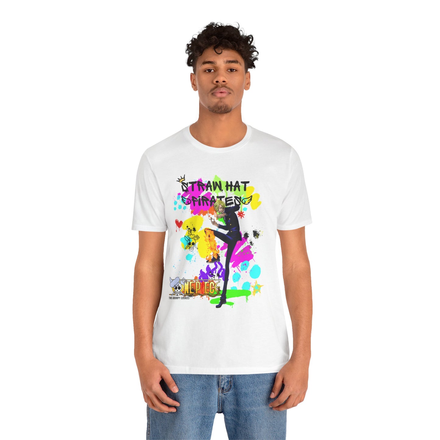 One Piece - Graffiti Sanji Unisex Jersey Short Sleeve Tee