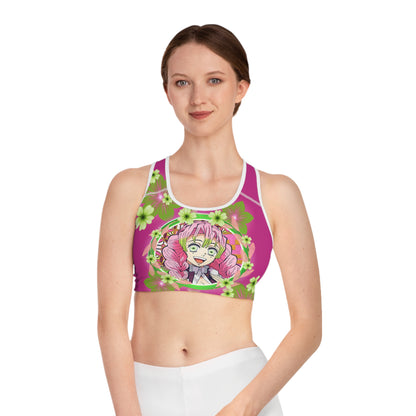 Demon Slayer - Love Me Hashira Mitsuri Sports Bra (AOP)