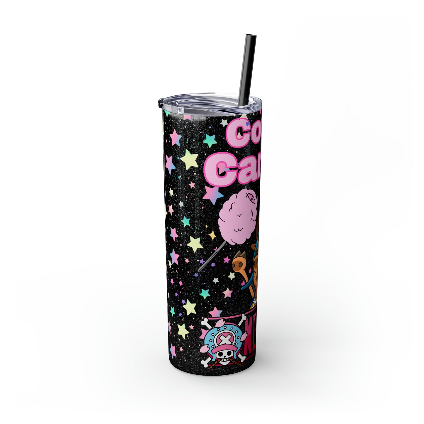 Chopper Skinny Tumbler with Straw, 20oz