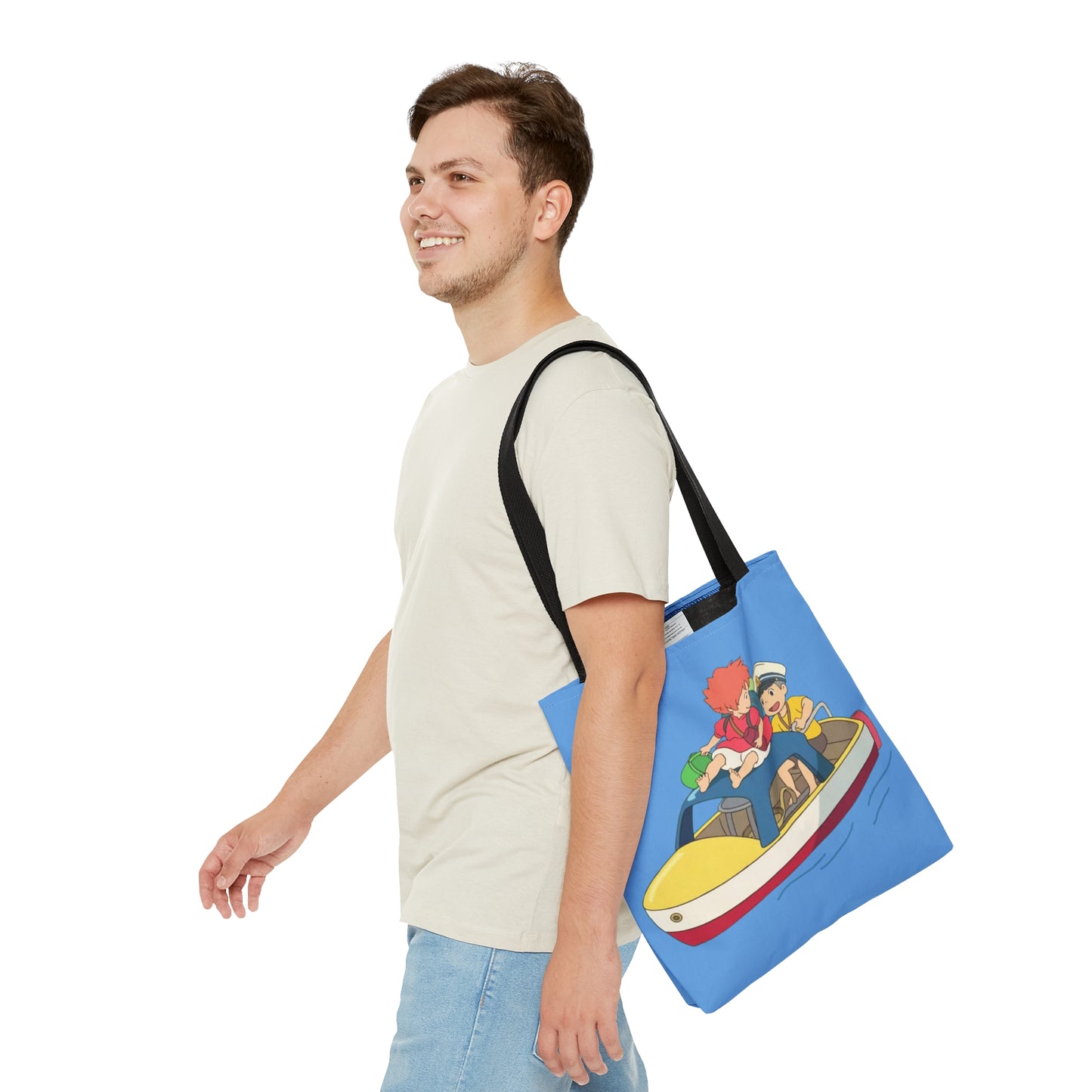 Ponyo and Captain Sosuke Tote Bag