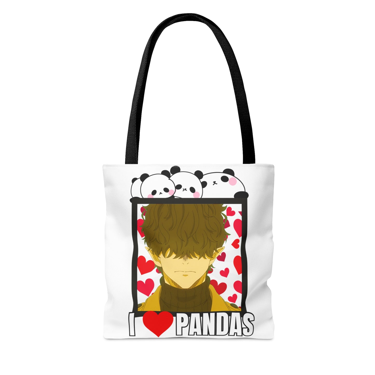 Mr Villian Loves Pandas Tote Bag