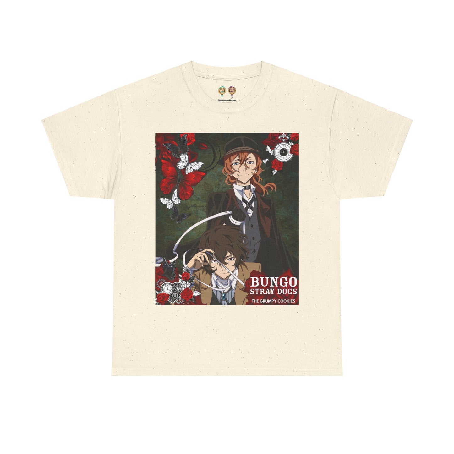 Bungo Stray Dogs- Twin Dark  Unisex Heavy Cotton Tee