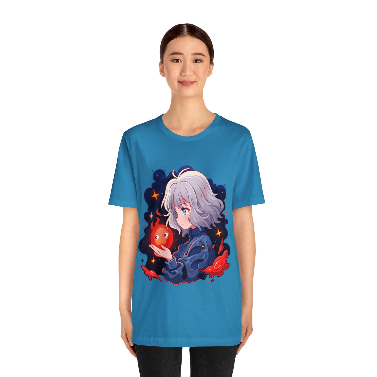 Howl's Moving Castle Jersey Short Sleeve Tee