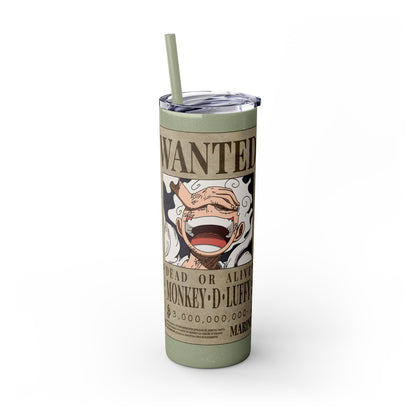 One Piece - Luffy Fifth Gear Skinny Tumbler with Straw, 20oz