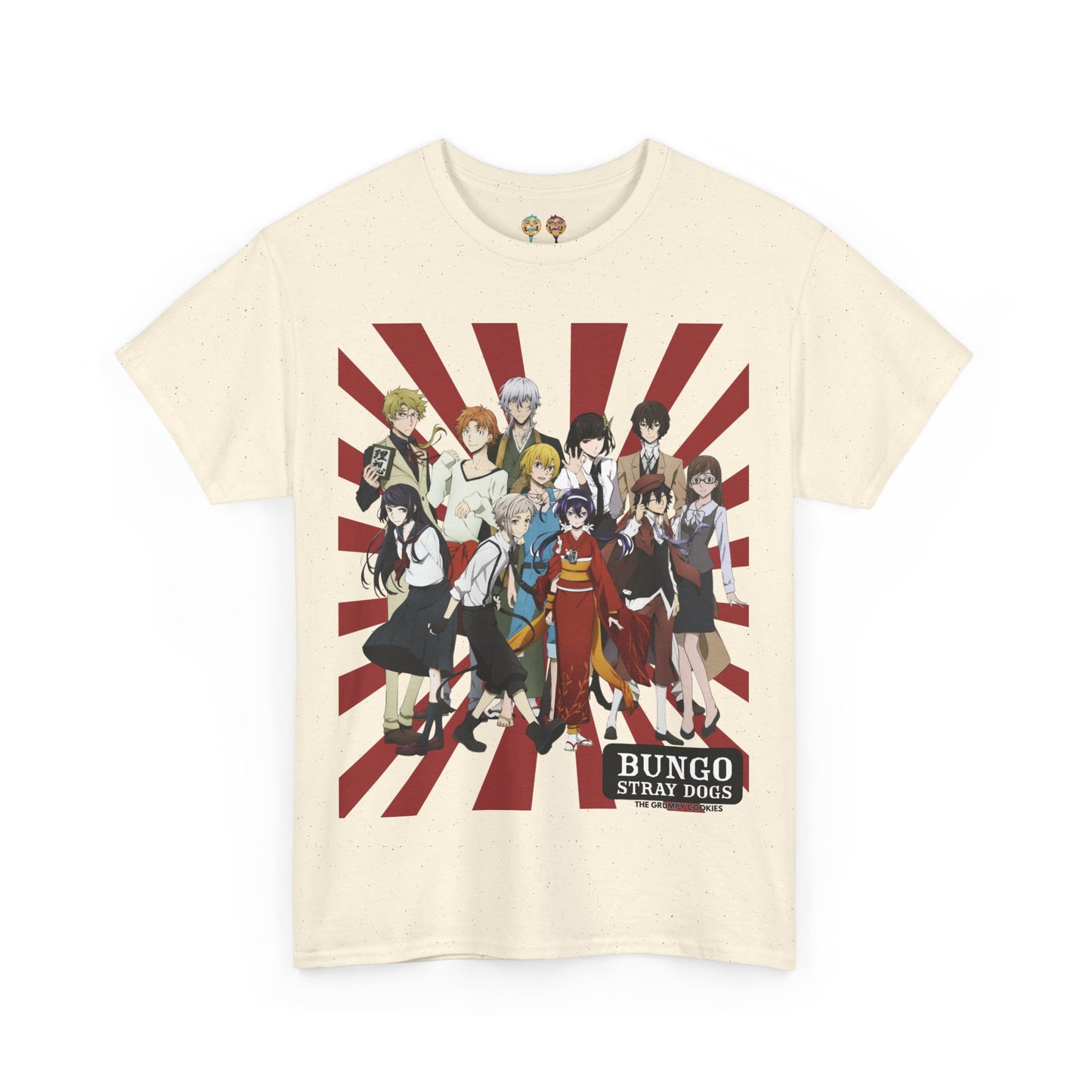 Bungo Stray Dogs- Armed Detective Agency  Unisex Heavy Cotton Tee