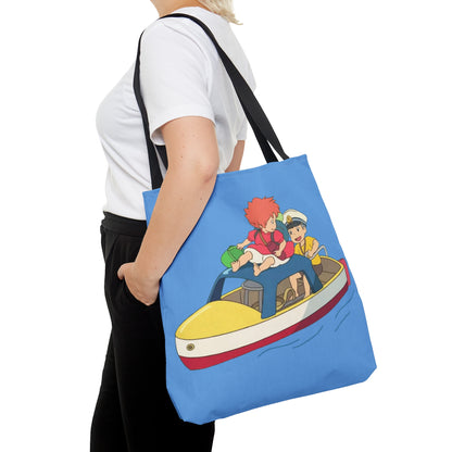 Ponyo and Captain Sosuke Tote Bag