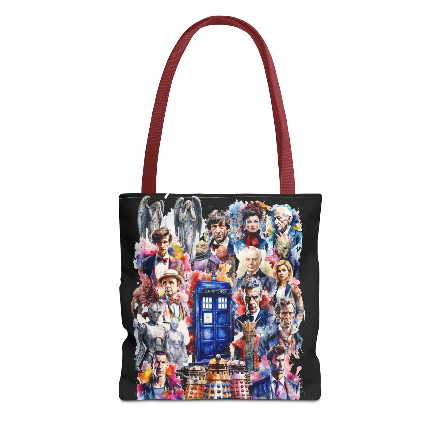 Dr Who - The Doctor and his Foes Tote Bag