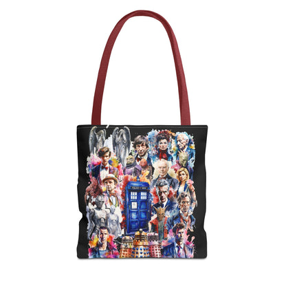 Dr Who - The Doctor and his Foes Tote Bag