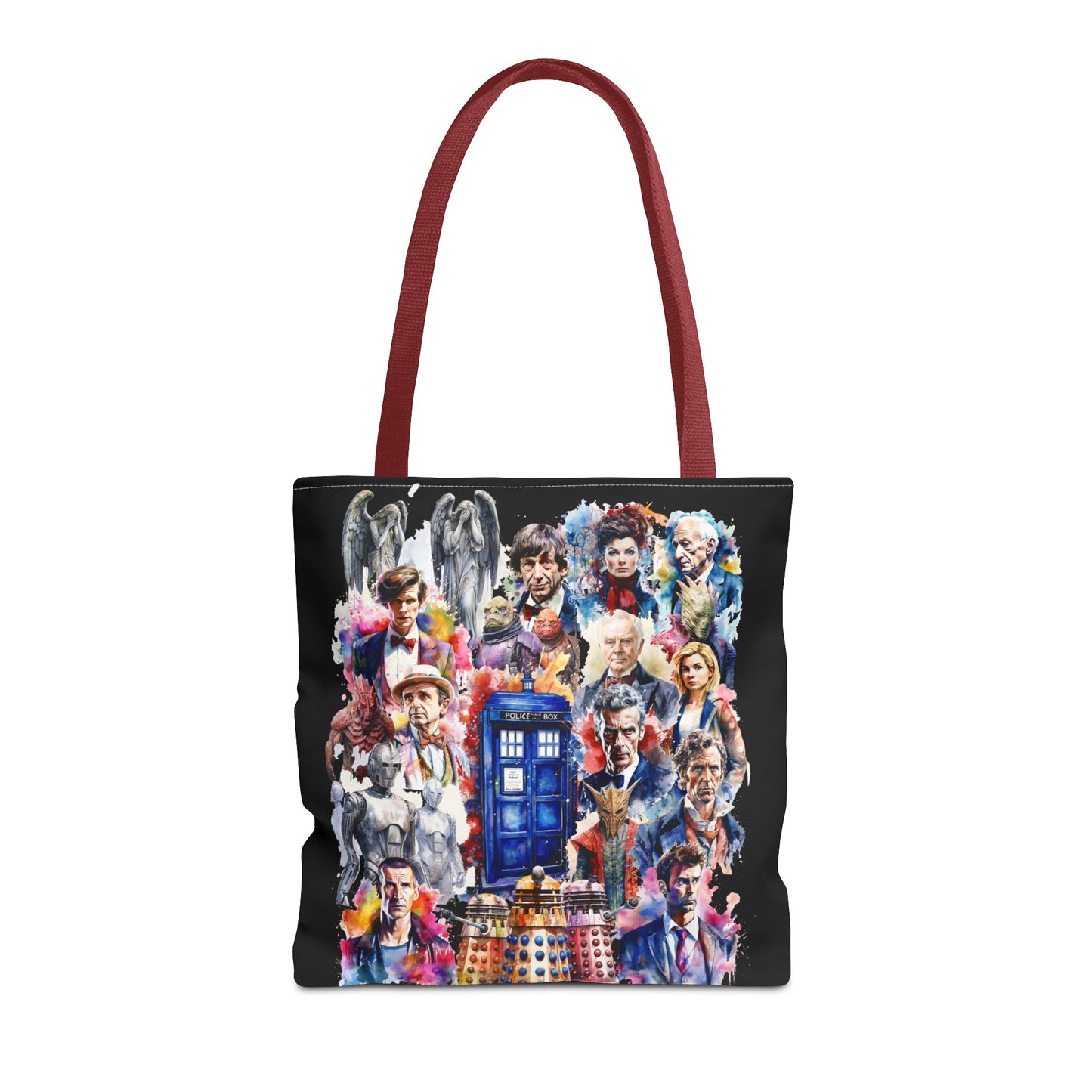 Dr Who - The Doctor and his Foes Tote Bag