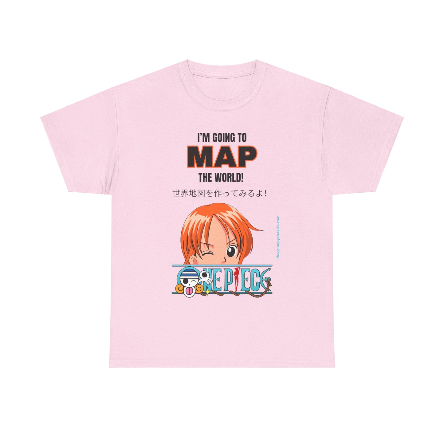 Map the World Unisex Heavy Cotton Tee