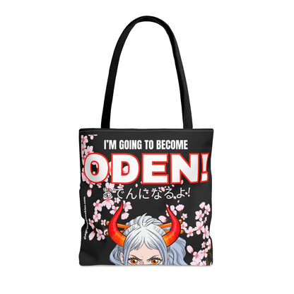 Black I Will be Oden Tote Bag