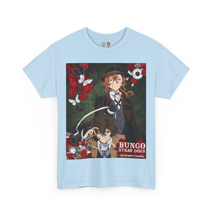 Bungo Stray Dogs- Twin Dark  Unisex Heavy Cotton Tee