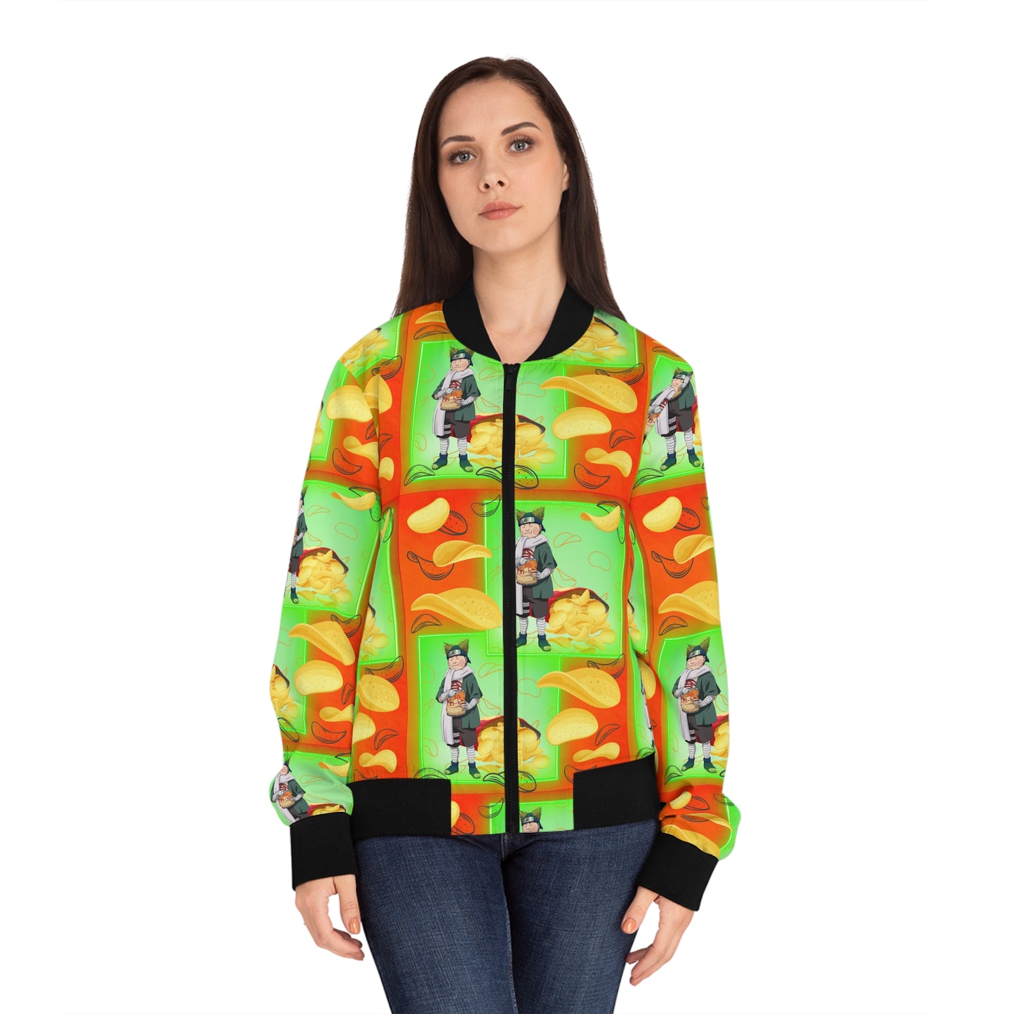 Choji's All That and a Bag of Chips Women's Bomber Jacket