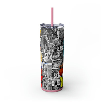 Dragon Ball Z Skinny Tumbler with Straw, 20oz