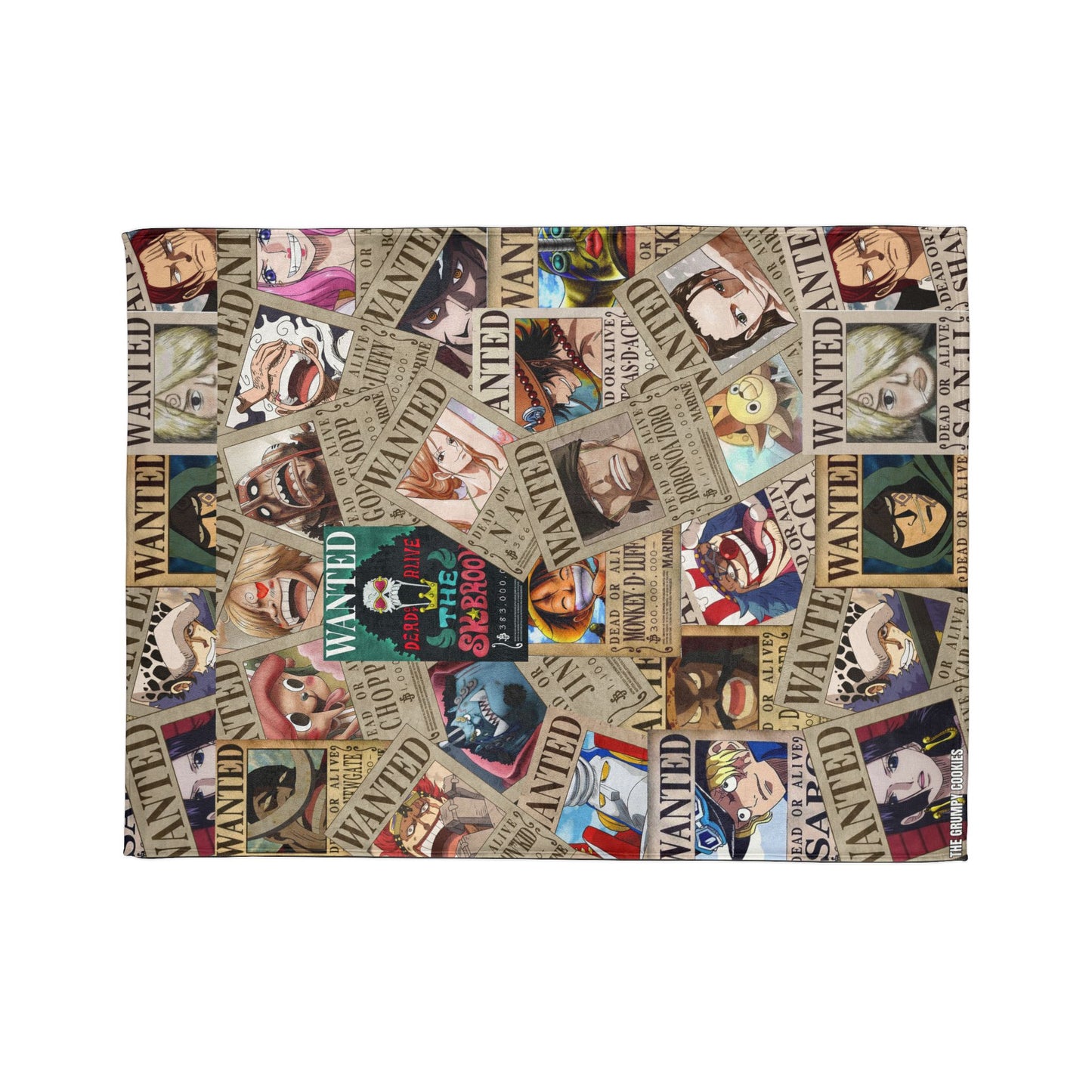 One Piece- Wanted Dead or Alive Polyester Blanket